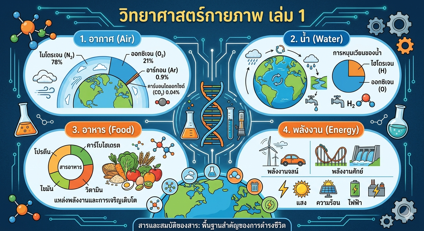 วิทยาศาสตร์กายภาพ เล่ม 1 ชั้นมัธยมศึกษาปีที่ 5 เทอม 1