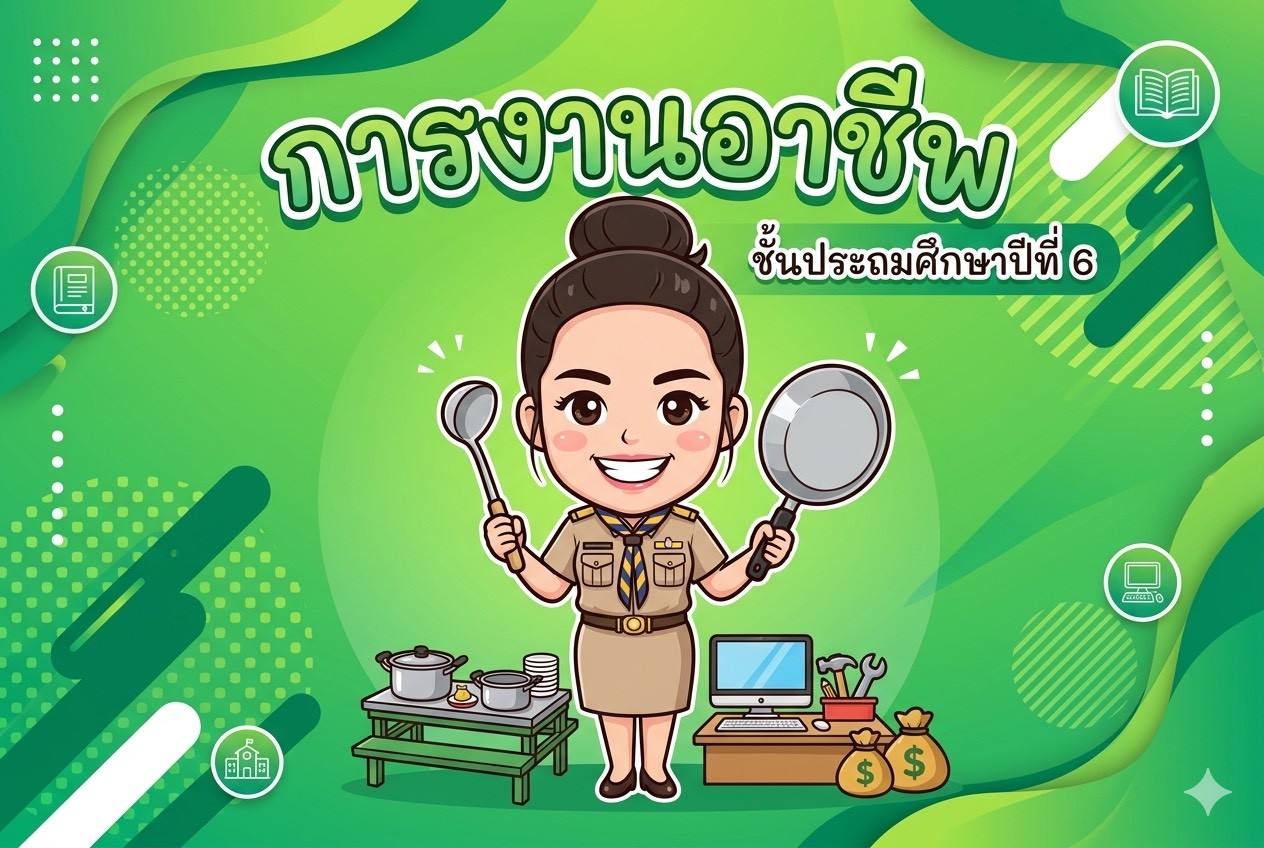 ง 16101 วิชาการงานอาชีพ ป.6 ภาคเรียนที่ 1